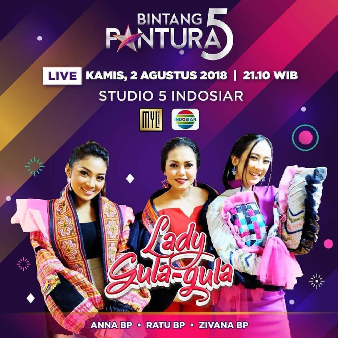 Penampilan Lady Gula Gula di Indosiar