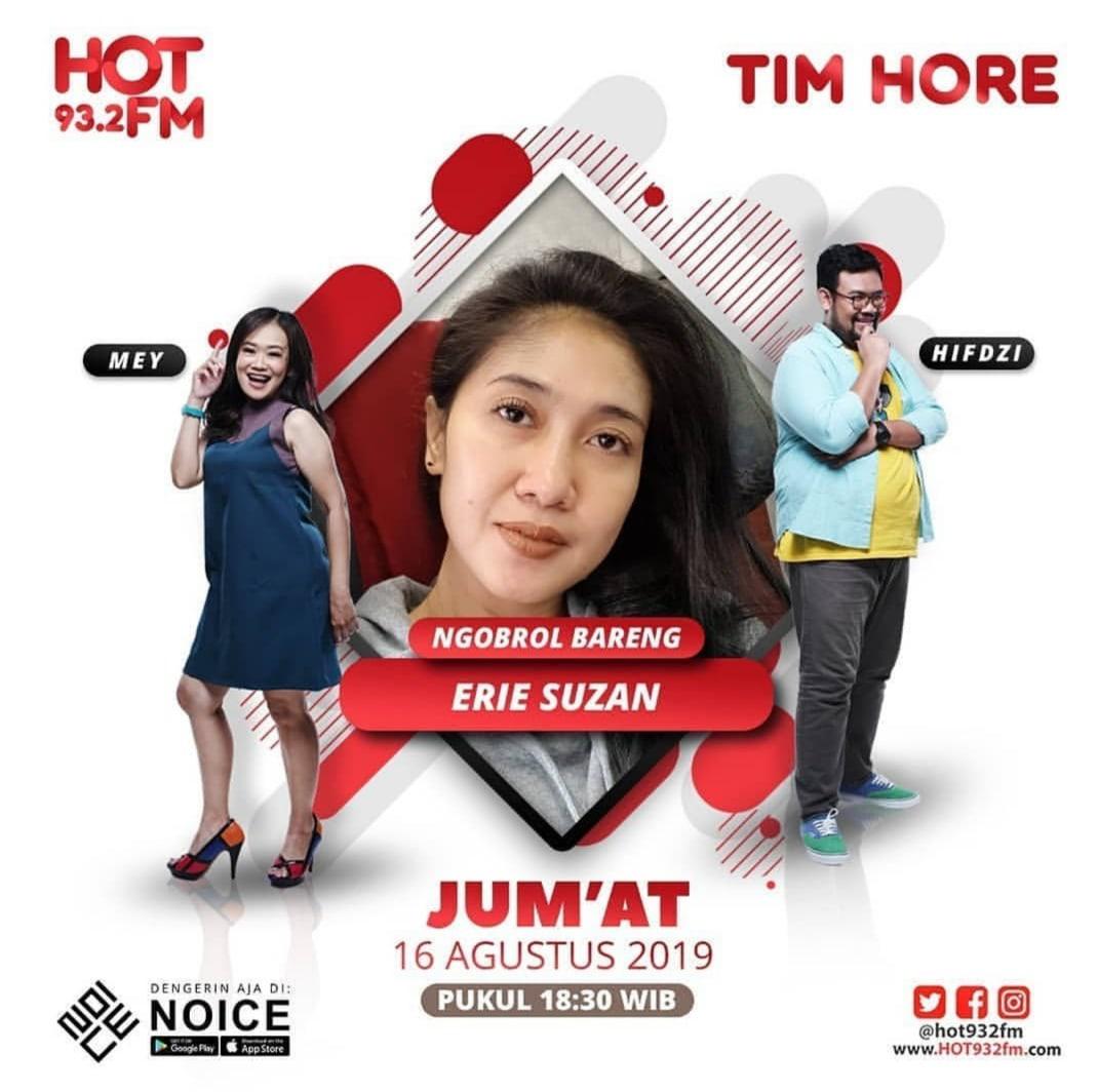 Ngobrol Bareng Erie Suzan di Hot FM